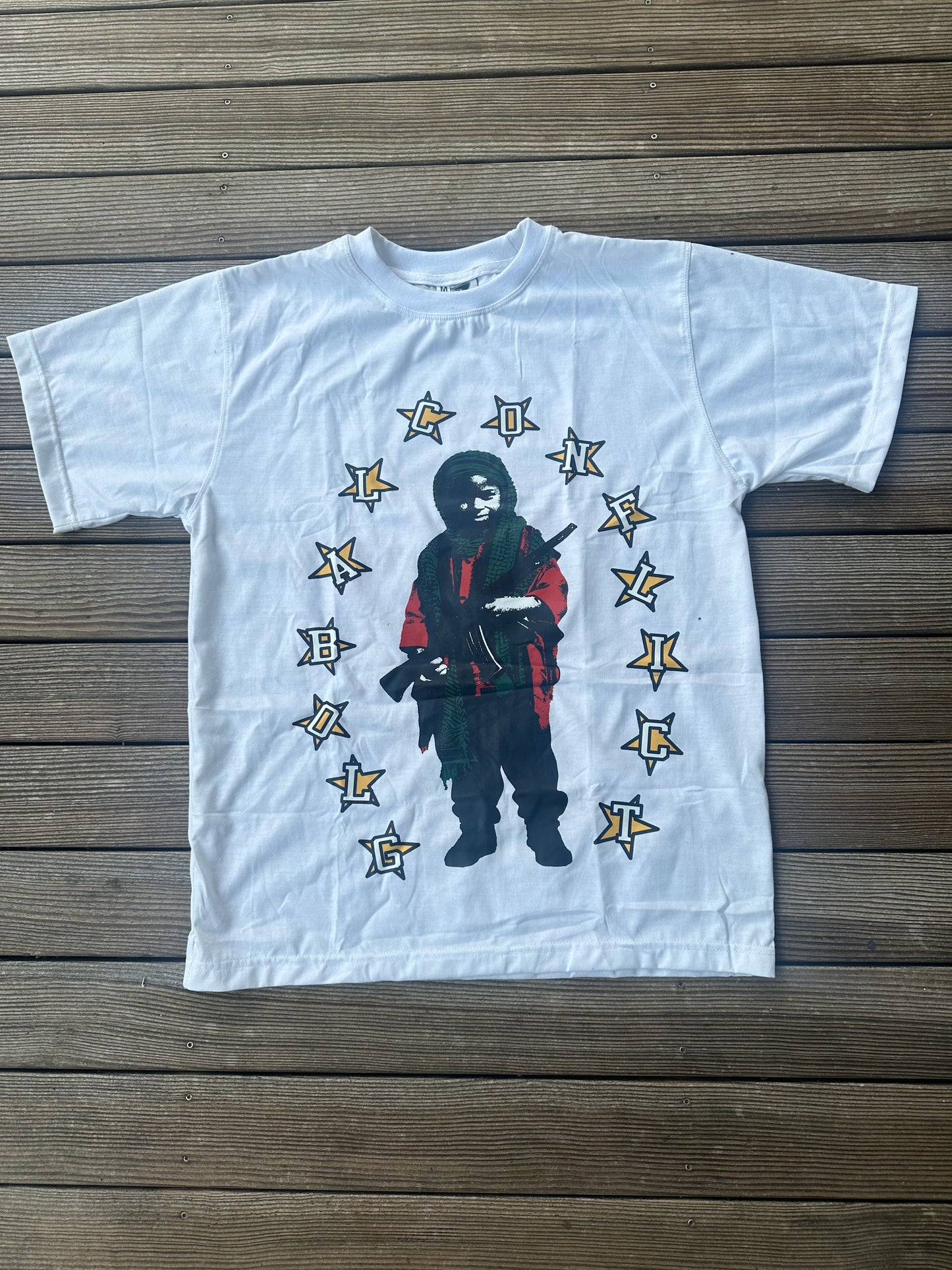 GLOBAL CONFLICT INSPIRE THE YOUTH T SHIRT 👶🏾