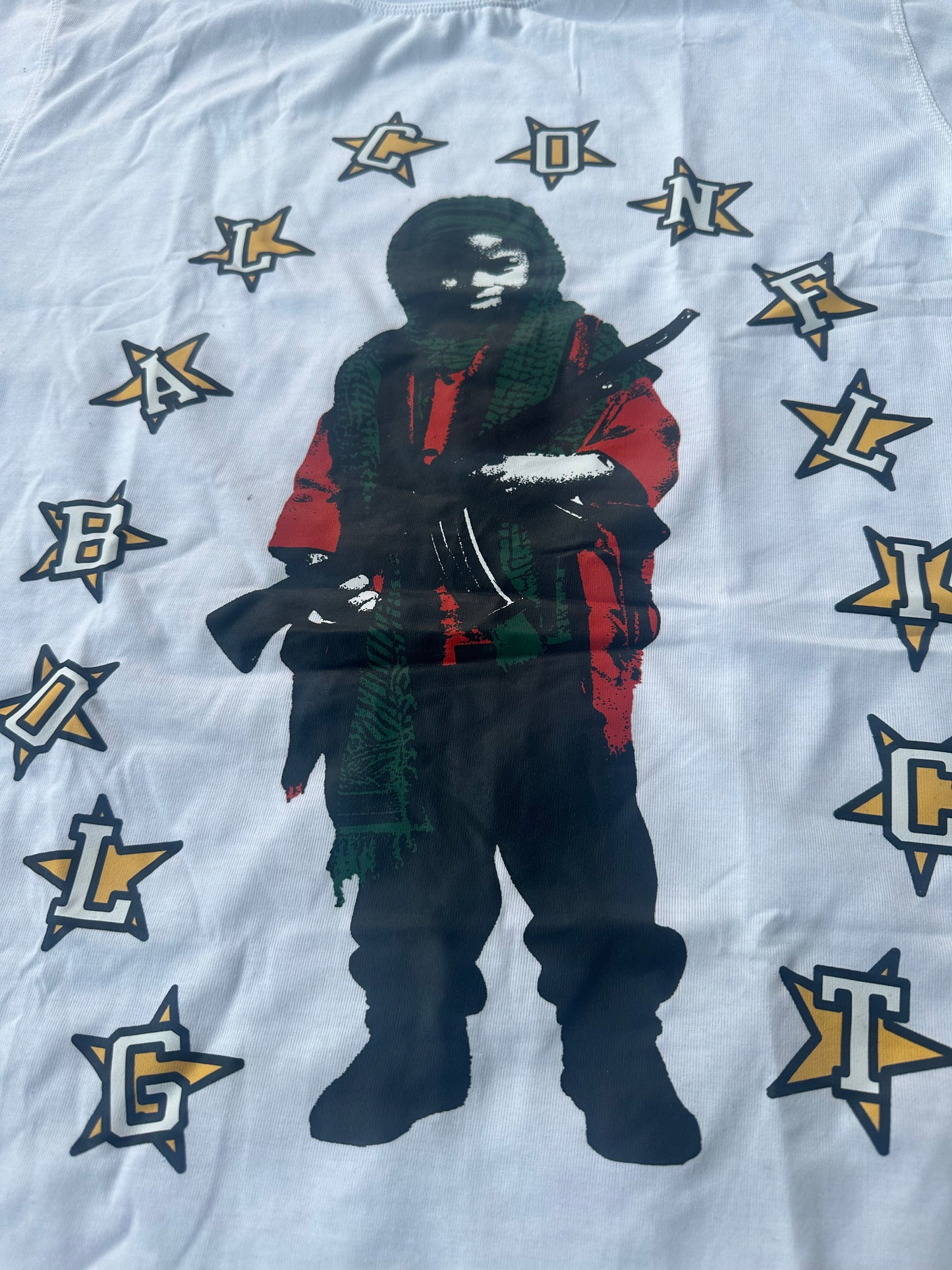 GLOBAL CONFLICT INSPIRE THE YOUTH T SHIRT 👶🏾